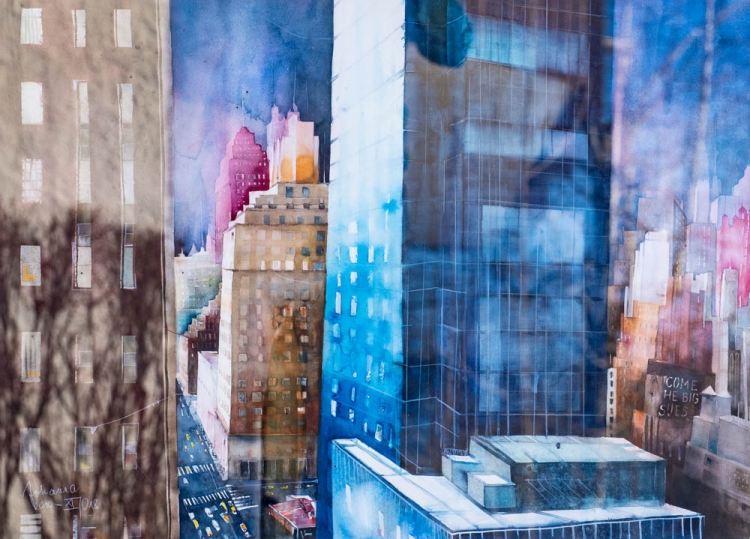 Johanna Kopp Aquarelle Aquarell Salzburg Malerei Kunst Malerin New YorkIII