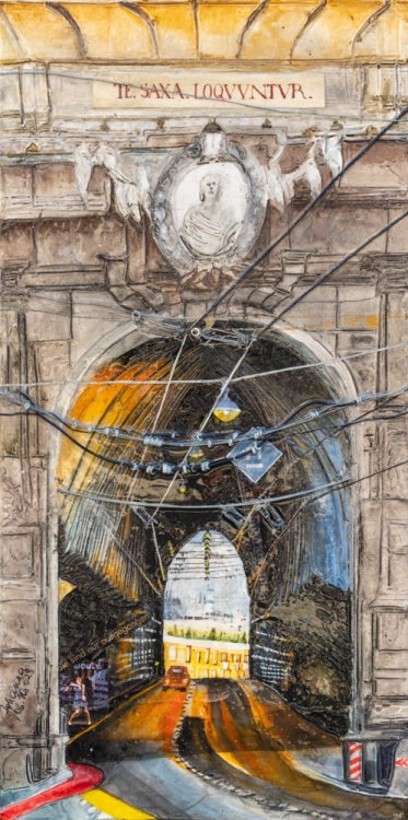 Johanna Kopp Mixed Media Collagen Collage Salzburg Malerei Kunst Malerin Salzburg Neutor