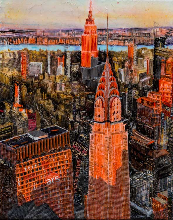 Johanna Kopp Mixed Media Collagen Collage Salzburg Malerei Kunst Malerin New York