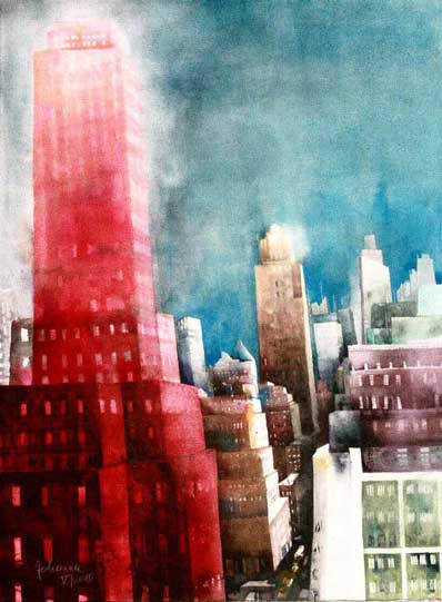 Johanna Kopp Aquarelle Aquarell Salzburg Malerei Kunst Malerin New York II