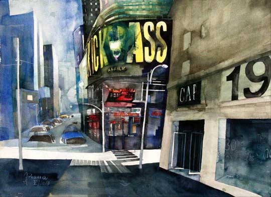 Johanna Kopp Aquarelle Aquarell Salzburg Malerei Kunst Malerin New York - Kick Ass