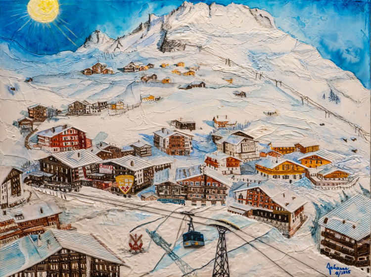 Johanna Kopp Mixed Media Collagen Collage Salzburg Malerei Kunst Malerin Arlberg