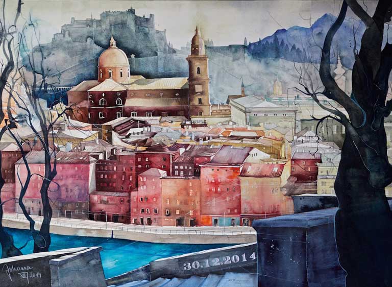 Johanna Kopp Aquarelle Aquarell Salzburg Malerei Kunst Malerin Salzburg