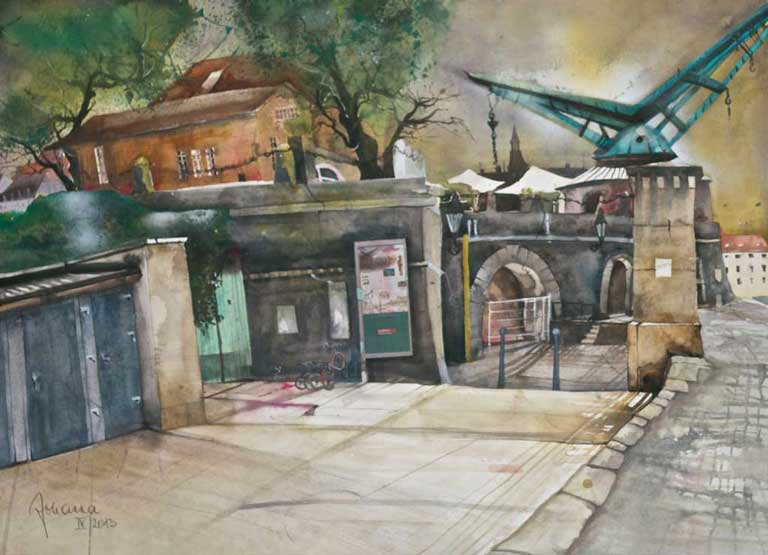 Johanna Kopp Aquarelle Aquarell Salzburg Malerei Kunst Malerin Würzburg III